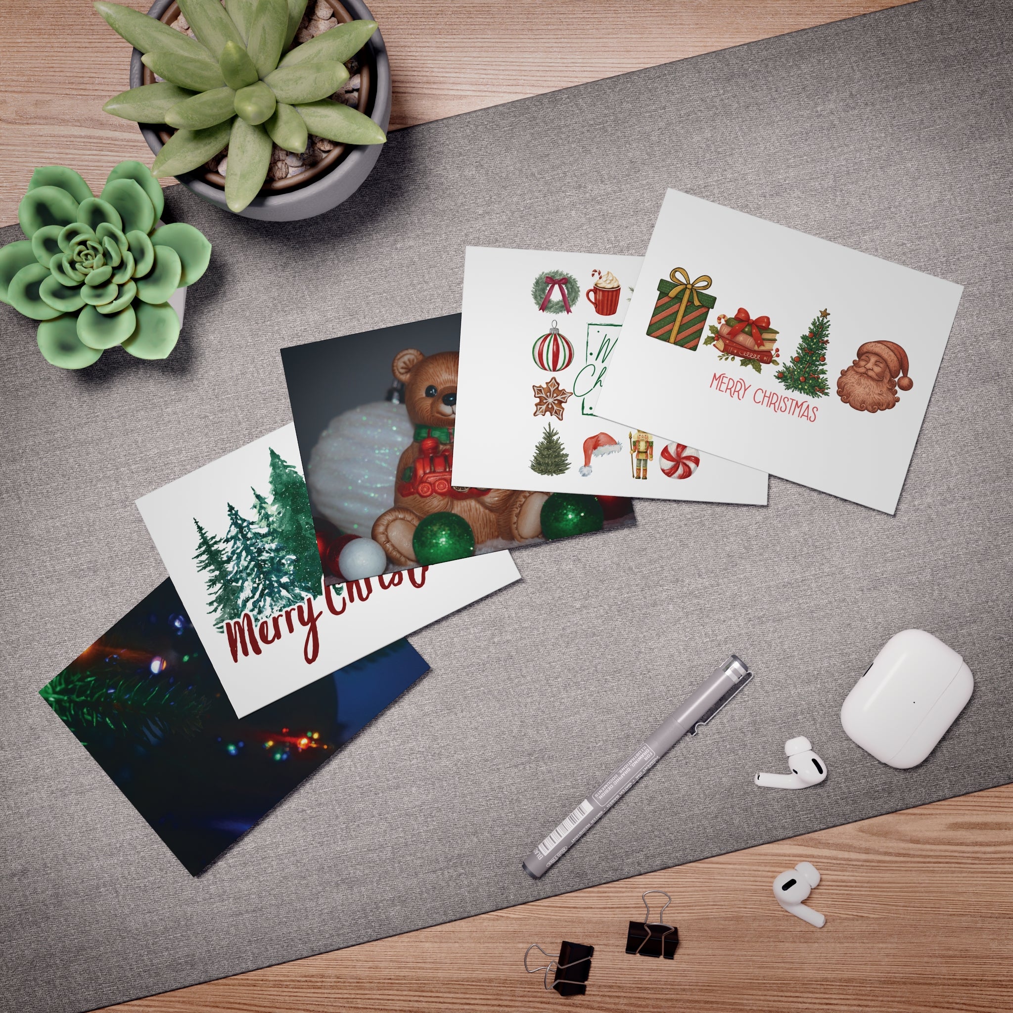 Christmas Greeting Cards 5-Pack