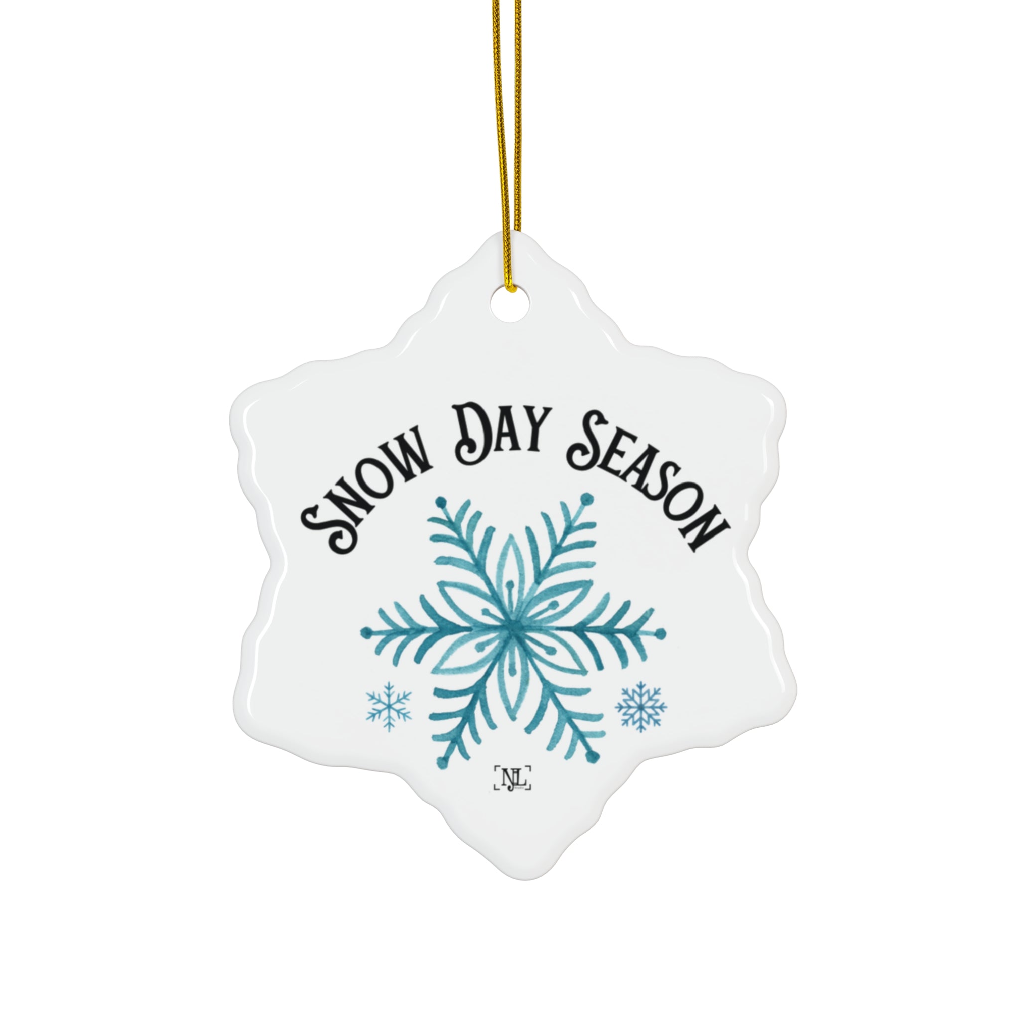 Snow Day Season - Ceramic Ornament