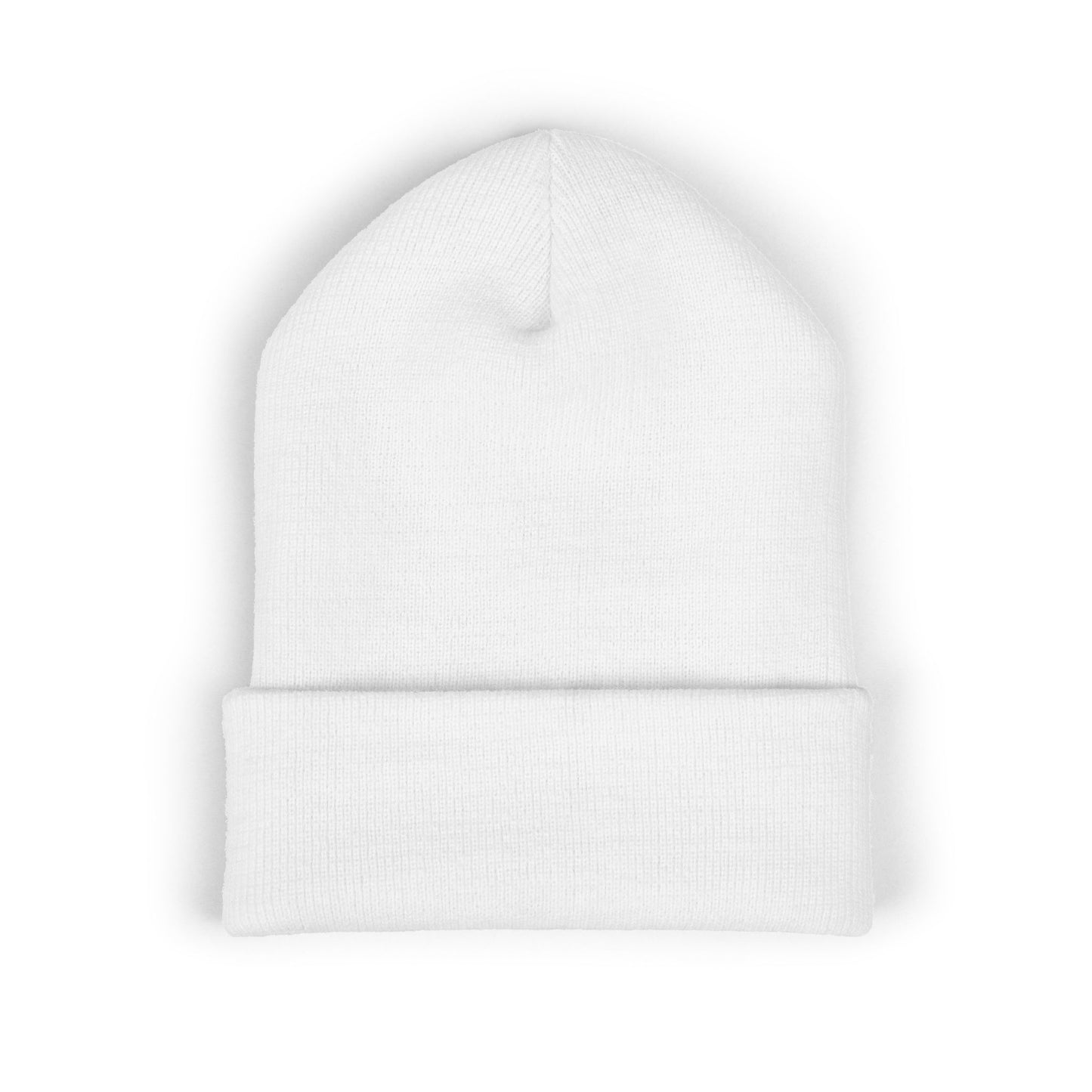 Football Mom Embroidered Cuffed Beanie – Cozy Sideline Knit Hat