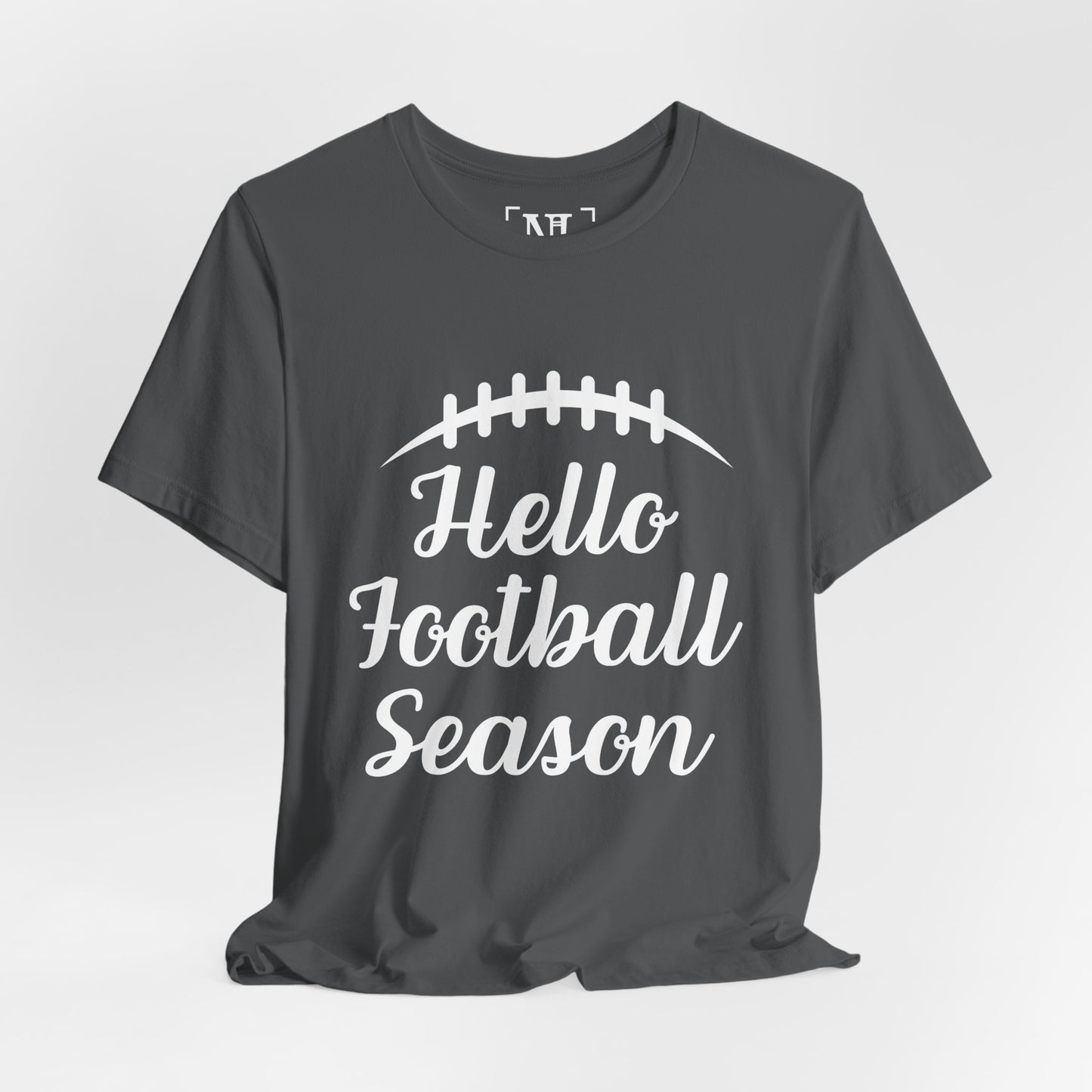 Hello Football Season - Graphic Tee (White Text)