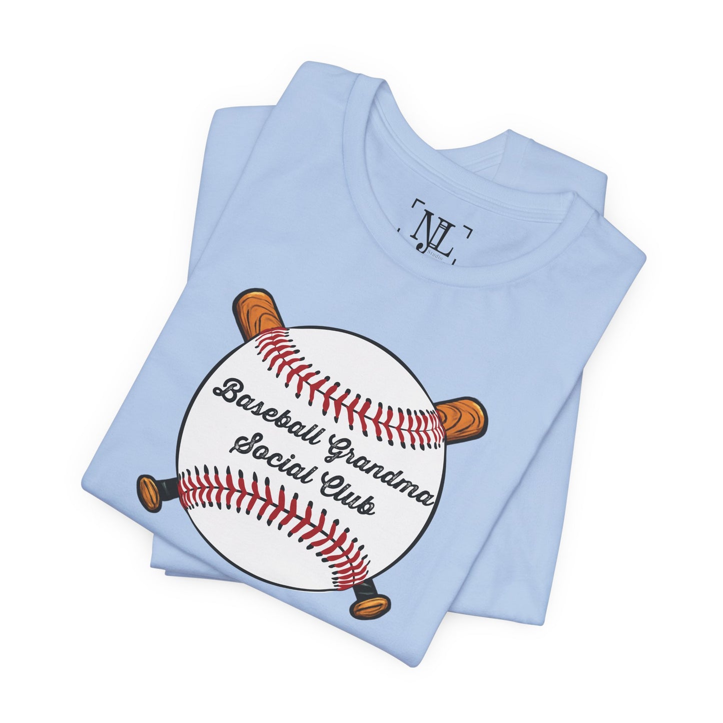 Baseball Grandma Social Club Tee — Women’s Baseball T-Shirt