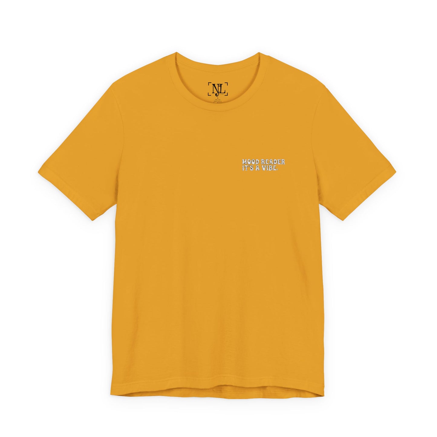"Mood Readers. It's a Vibe." - Embroidered Literary Tee (White Text)