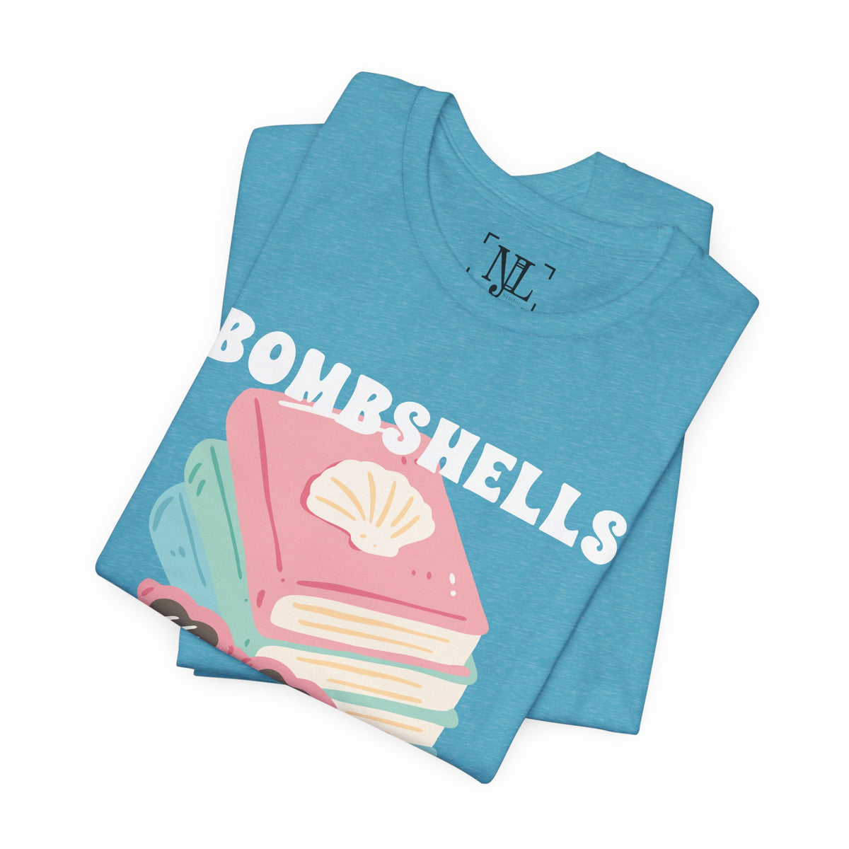 Bombshells Read Books - Bookish Villa Inspired Tee (White Text)