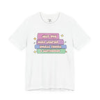 Book Lover Tee — "Just One More Chapter Unless There’s A Cliffhanger" Pastel Graphic