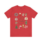 Vintage Merry Christmas - Short Sleeve Tee