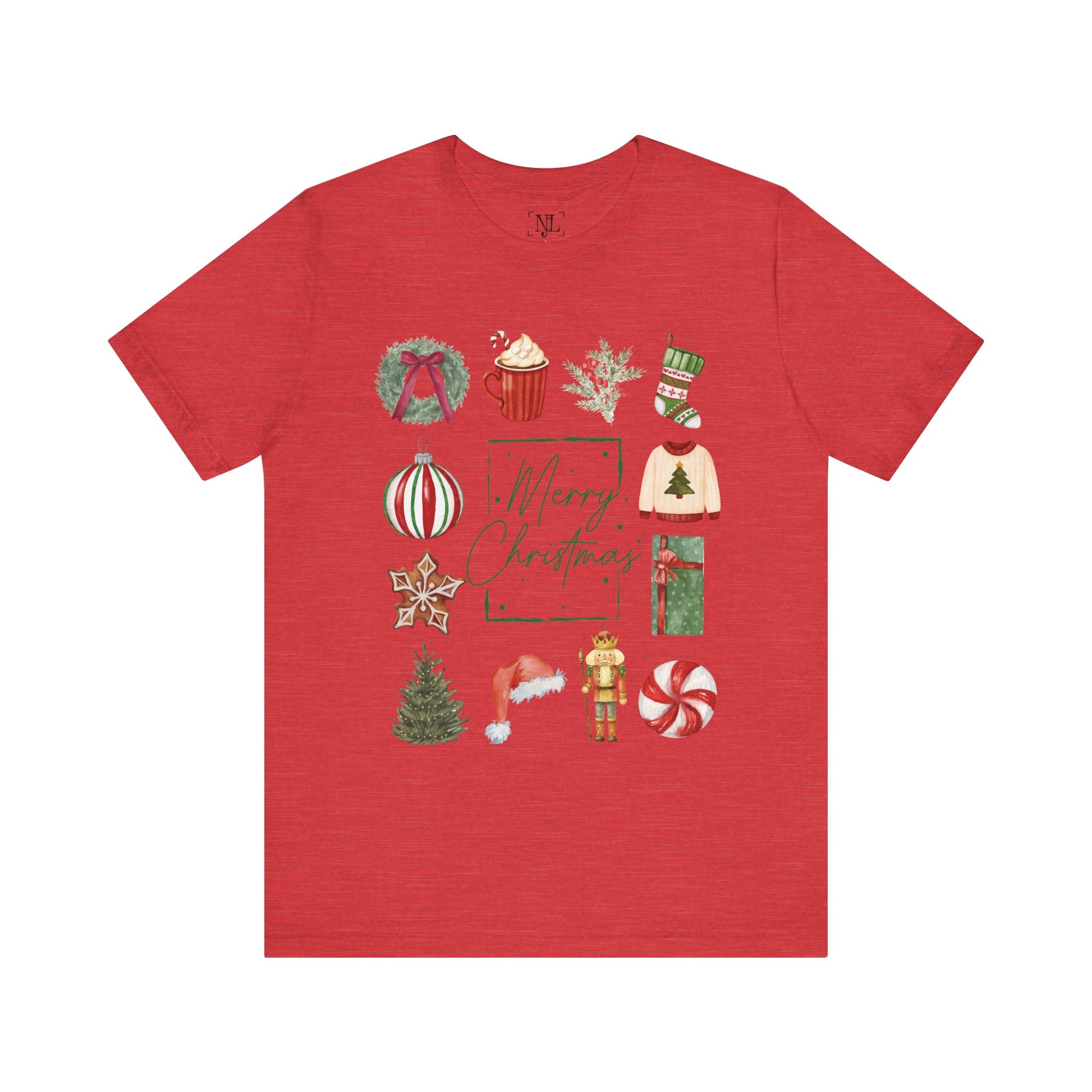 Vintage Merry Christmas - Short Sleeve Tee