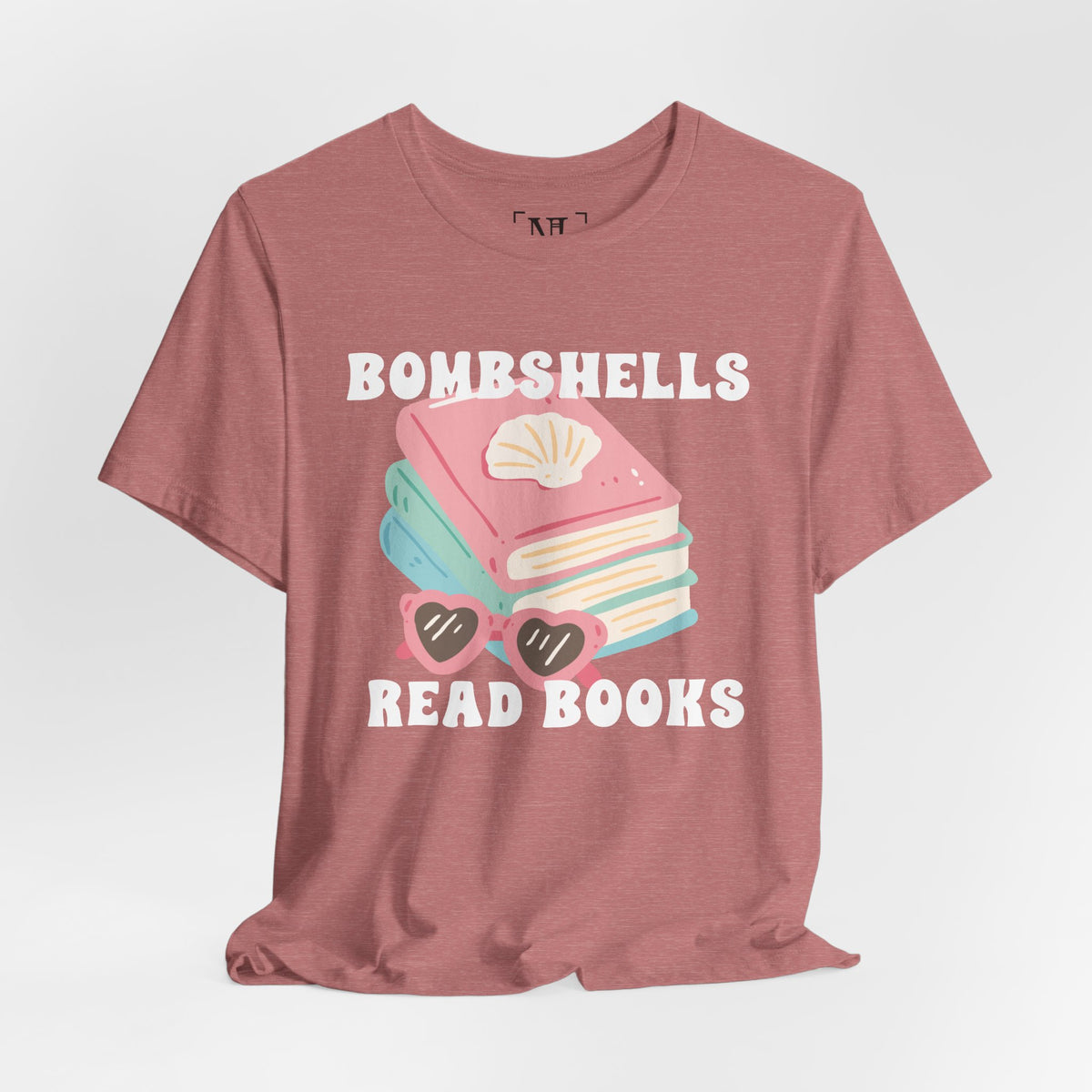 Bombshells Read Books - Bookish Villa Inspired Tee (White Text)