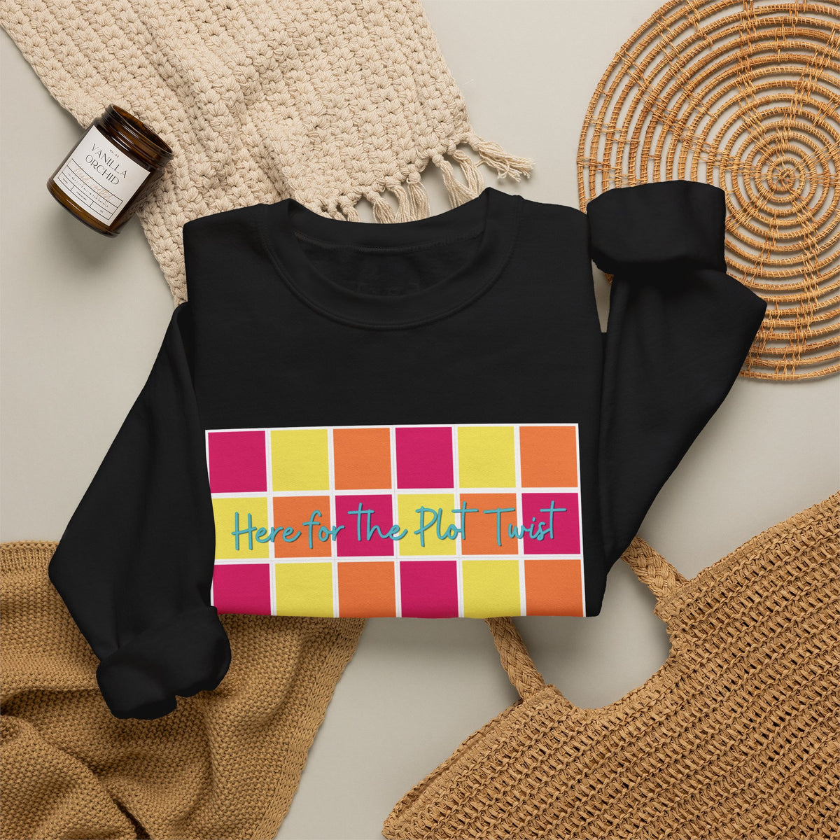 Here for the Plot Twist - Bookish Villa Inspired Sweatshirt