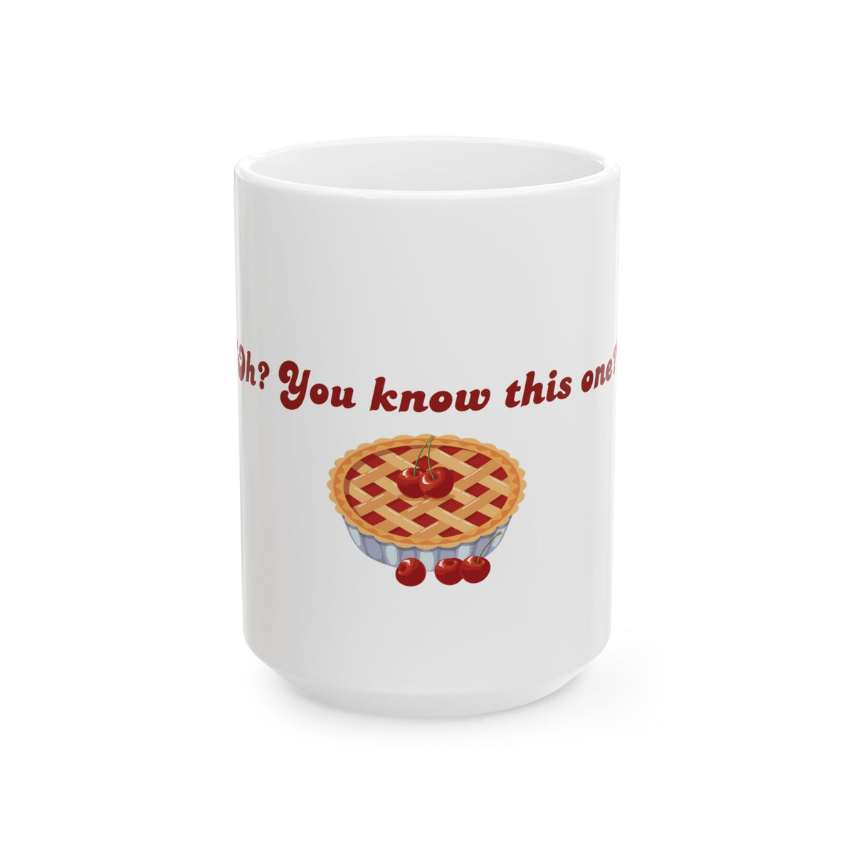 Oh, you know this one? Cherry Pie - Hockey Romance Inspired Mug