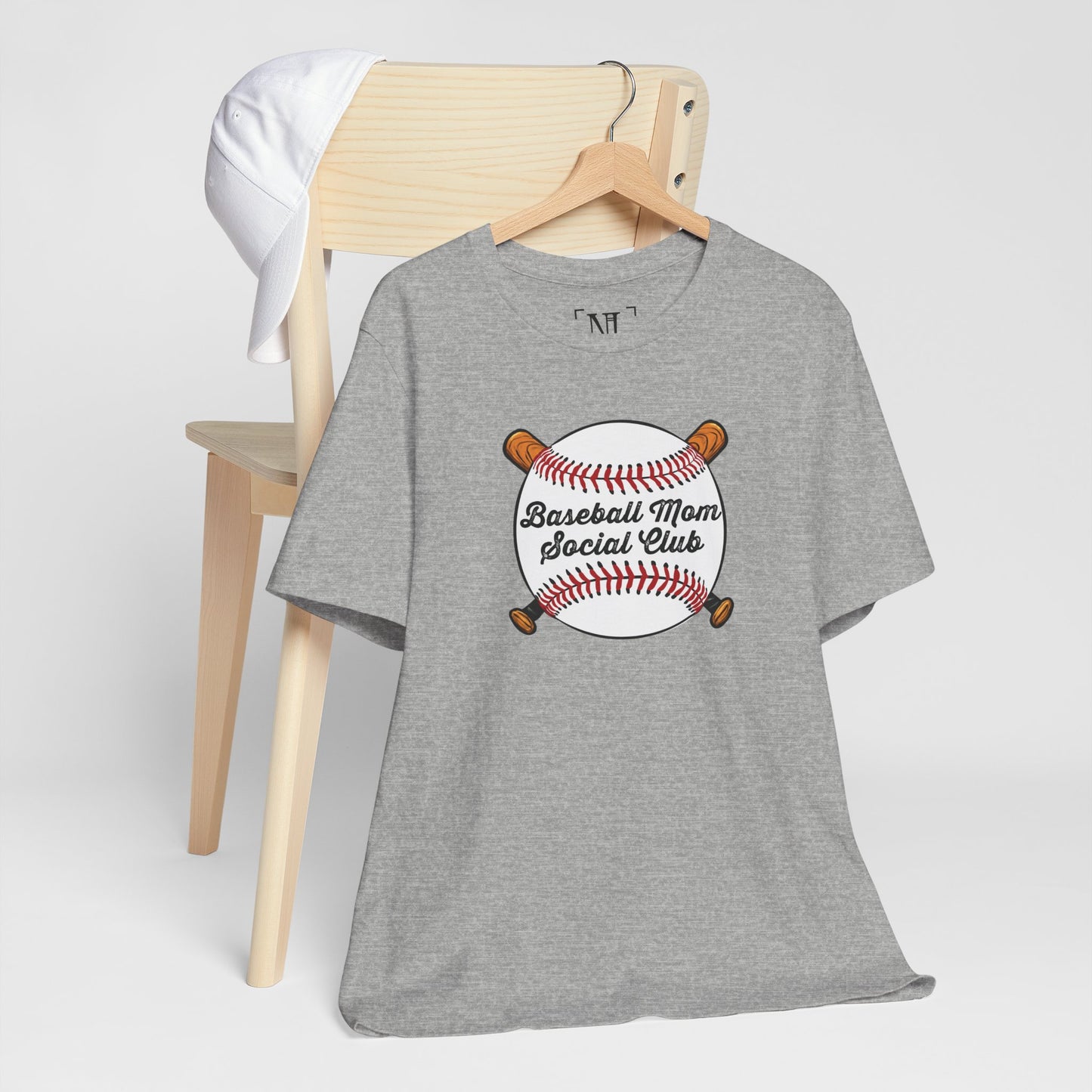 Baseball Mom Social Club Tee — Women’s Baseball Mom T-Shirt