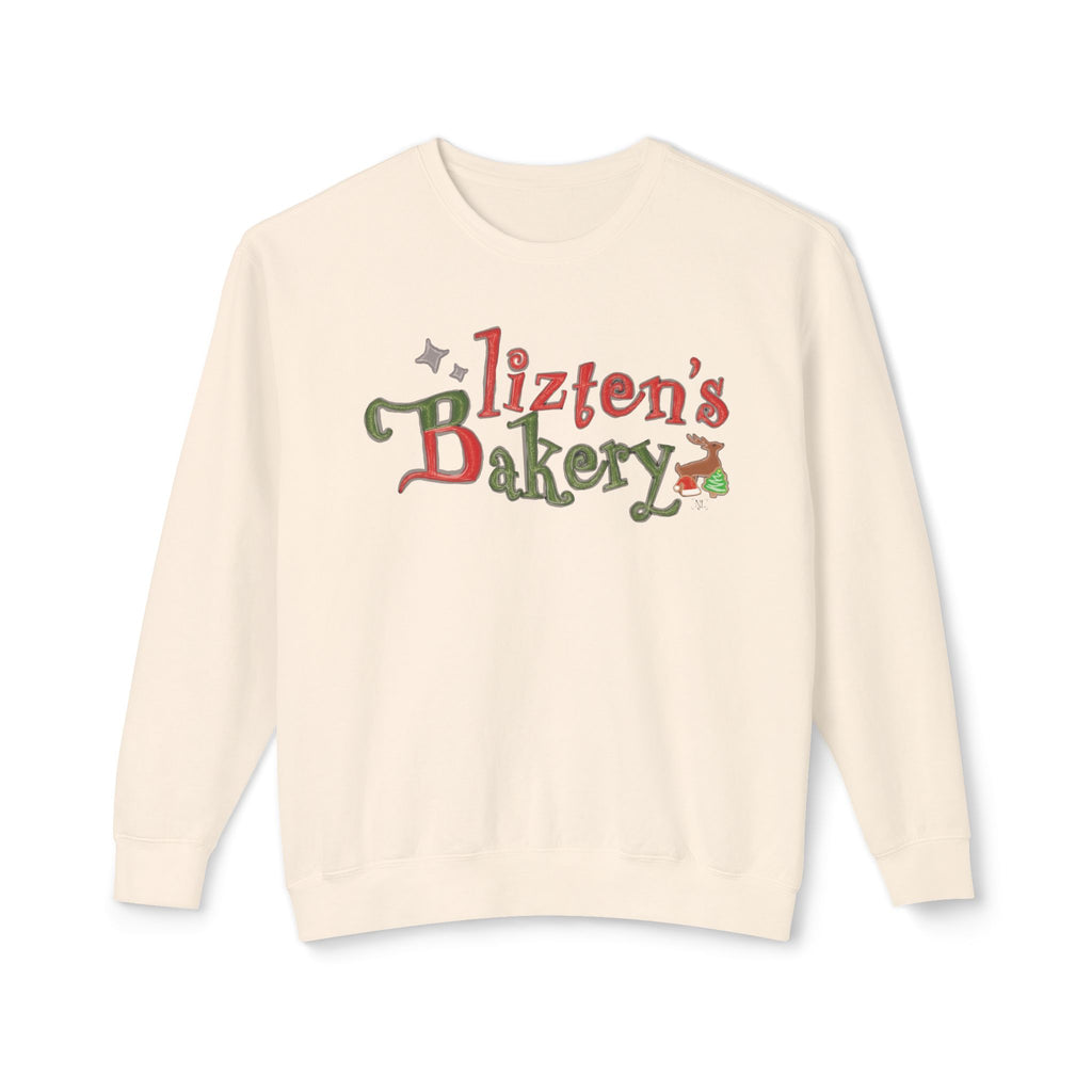 Blitzen's Bakery Crewneck Christmas Sweatshirt