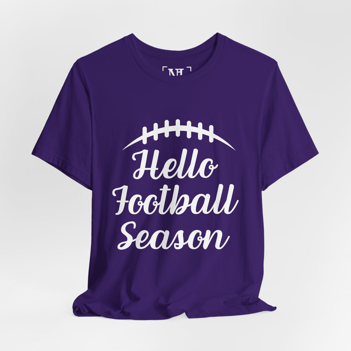 Hello Football Season - Graphic Tee (White Text)