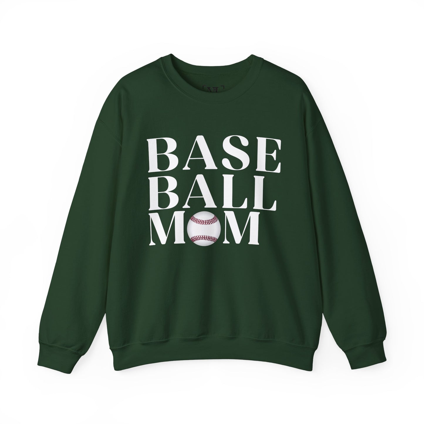 Baseball Mom Crewneck Sweatshirt - Baseball Graphic Pullover for Moms