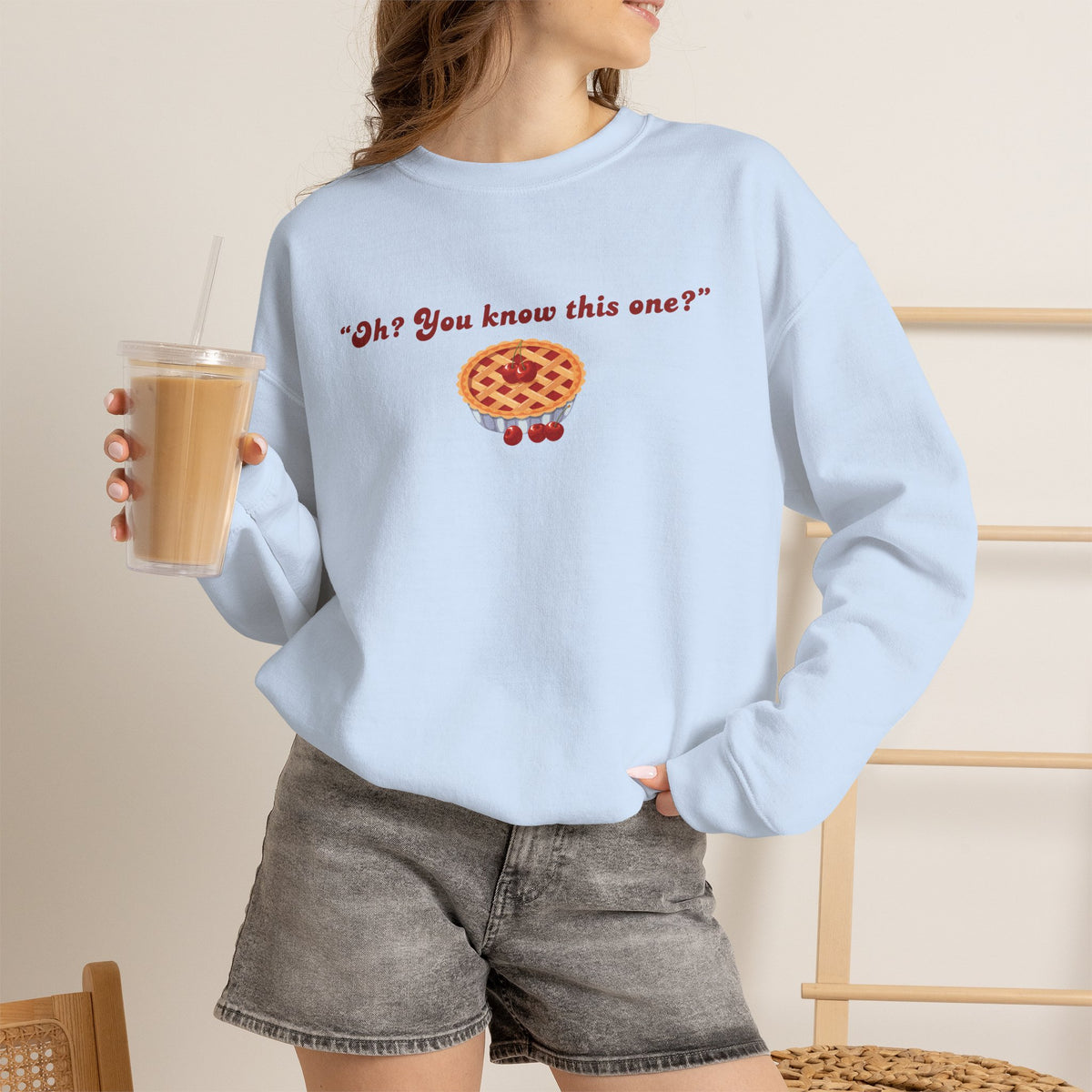 Oh? You know this one? Cherry Pie - Hockey Romance Inspired Sweatshirt