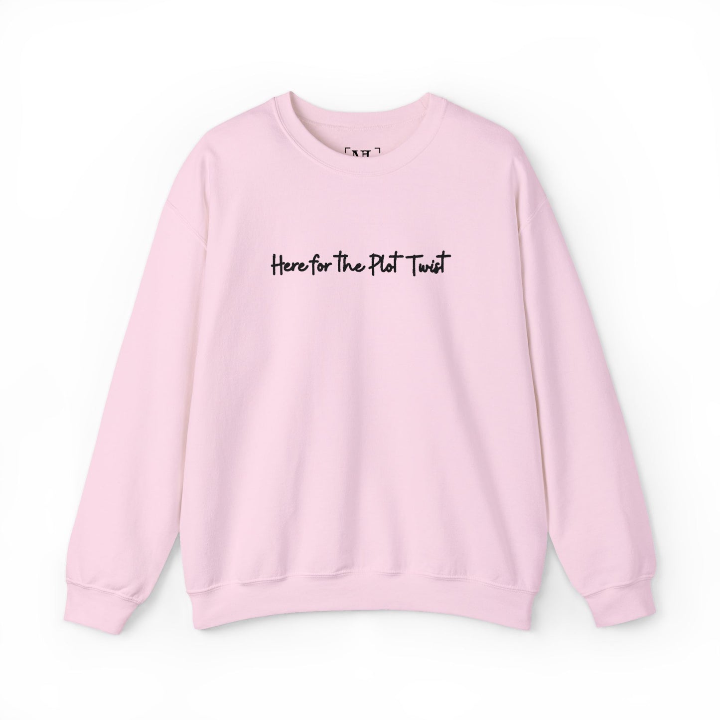 Here for the Plot Twist - Bookish Villa Inspired Embroidered Sweatshirt