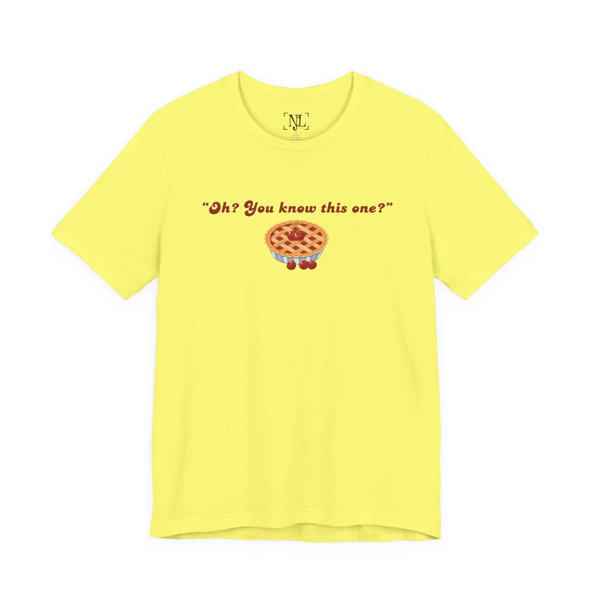 "Oh? You know this one?" Cherry Pie - Hockey Romance Inspired Tee