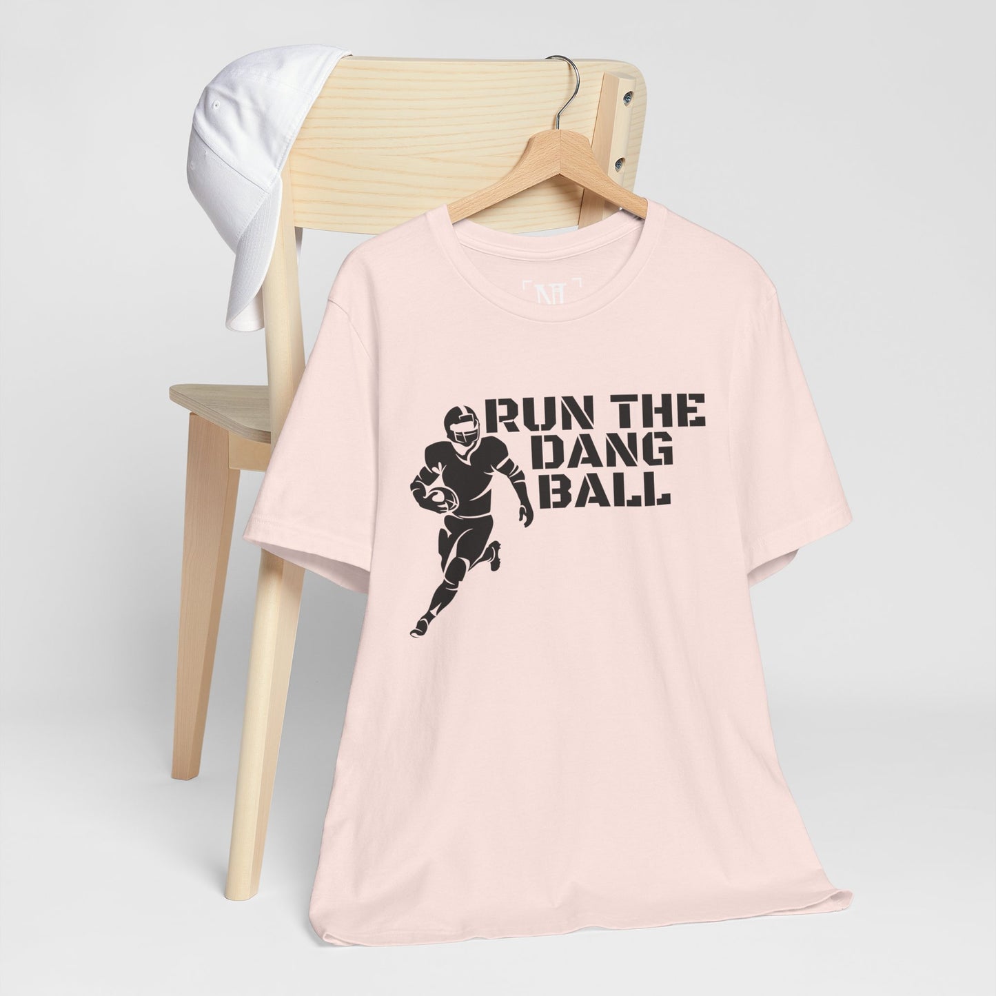 Run the Dang Ball T-Shirt — Football Player Graphic Tee