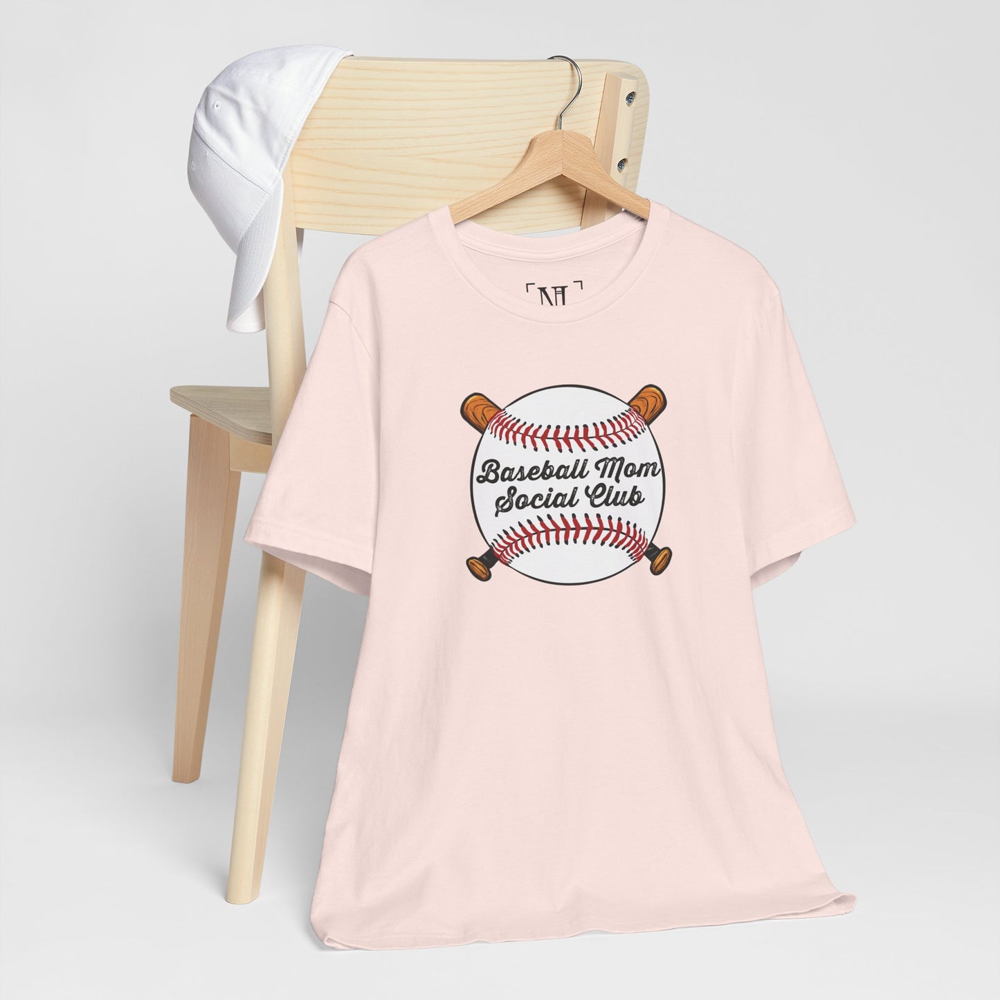 Baseball Mom Social Club Tee — Women’s Baseball Mom T-Shirt