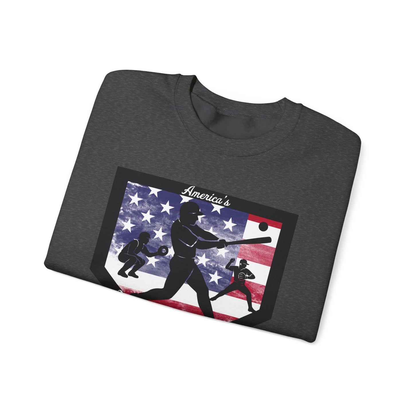 Baseball Home Plate Sweatshirt – America's Favorite Pastime Sweatshirt