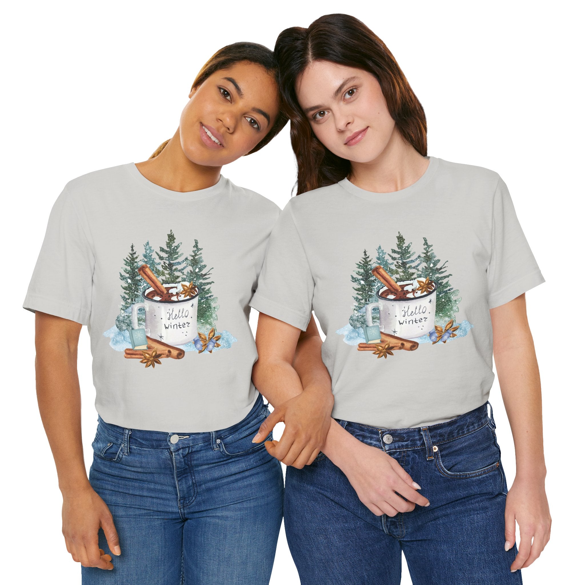 Hello Winter Mug Short Sleeve Tee