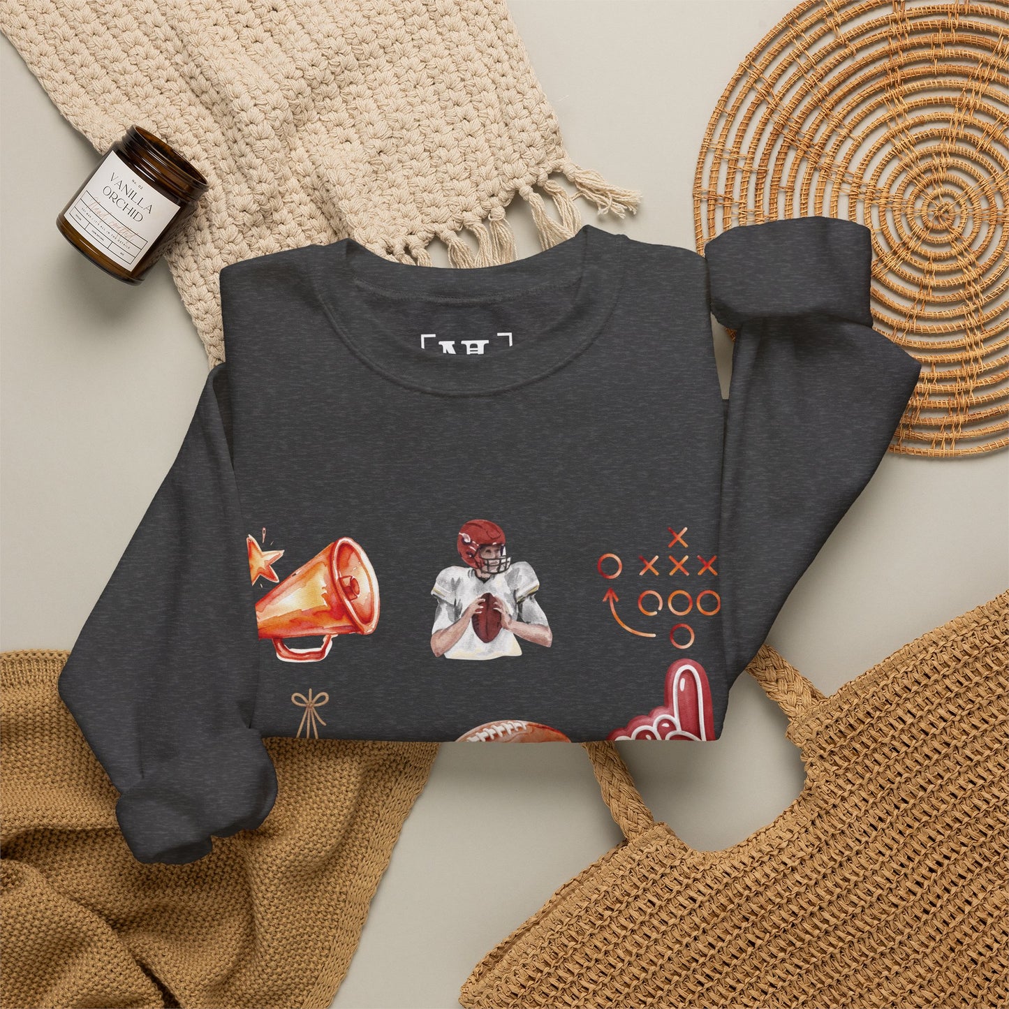 Vintage Football Icons - Graphic Sweatshirt