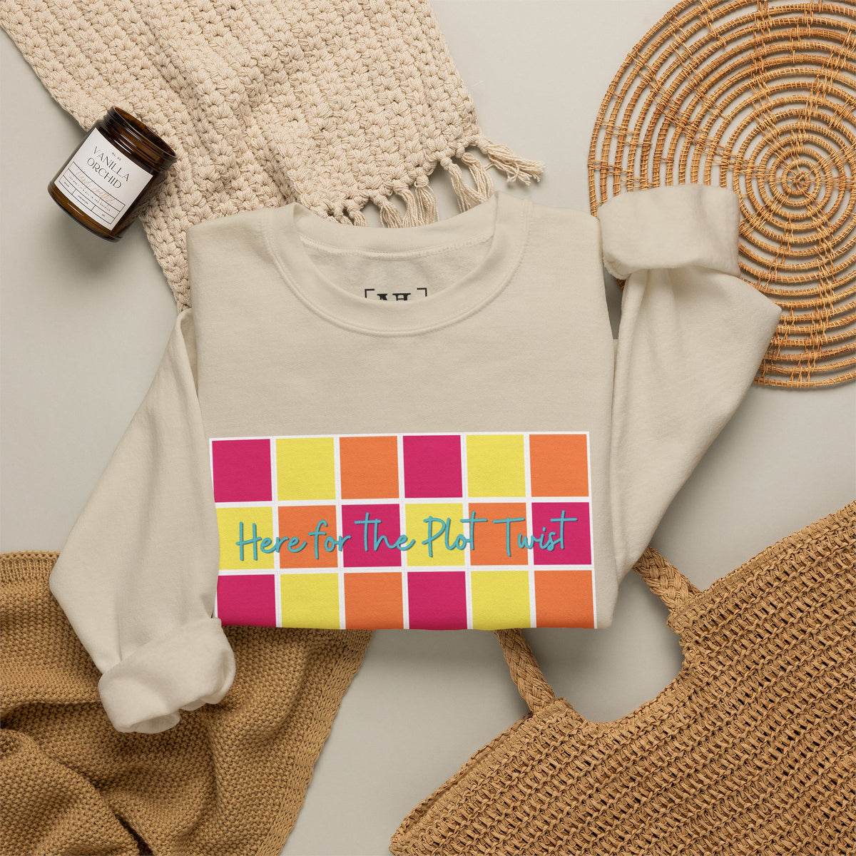 Here for the Plot Twist - Bookish Villa Inspired Sweatshirt