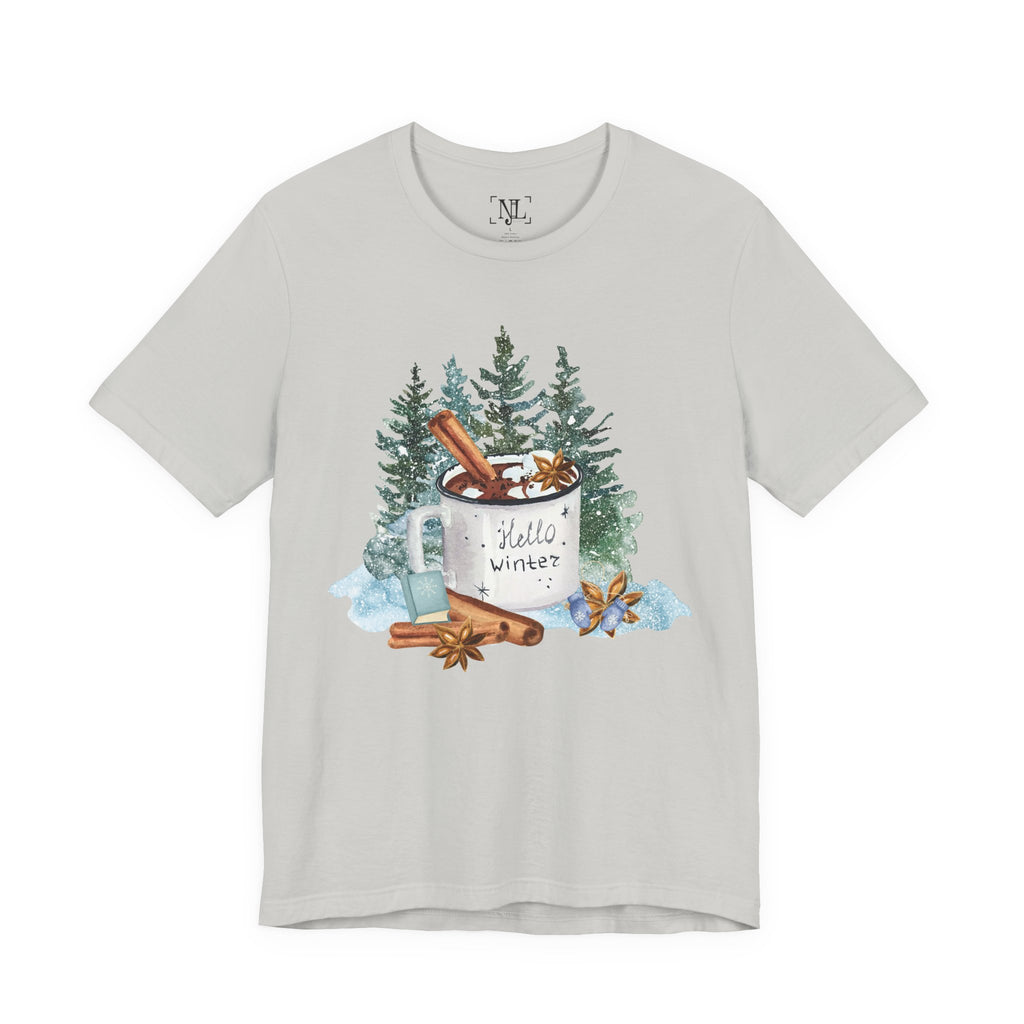 Hello Winter Mug Short Sleeve Tee