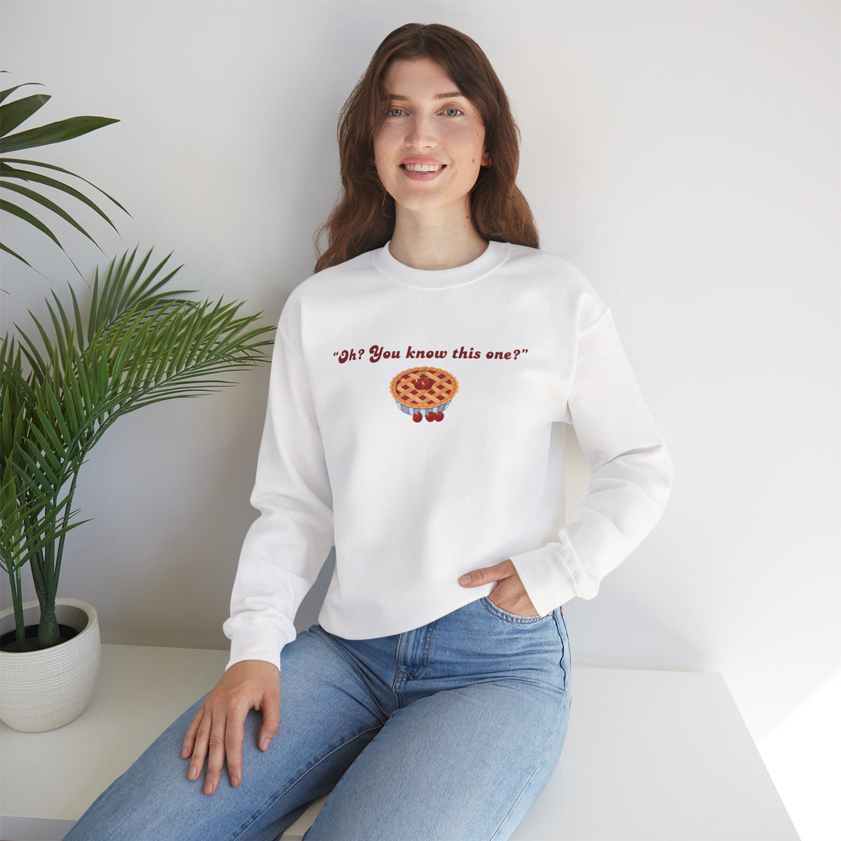 Oh? You know this one? Cherry Pie - Hockey Romance Inspired Sweatshirt