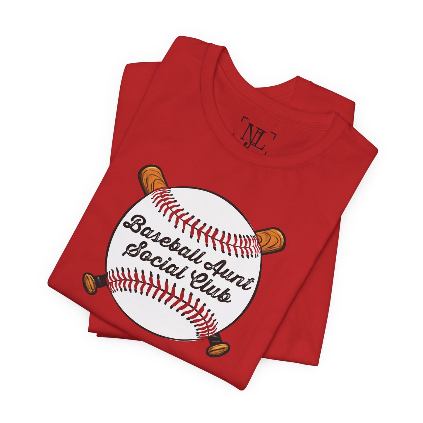 Baseball Aunt Social Club Tee — Women’s Baseball T-Shirt