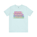 Book Lover Tee — "Just One More Chapter Unless There’s A Cliffhanger" Pastel Graphic
