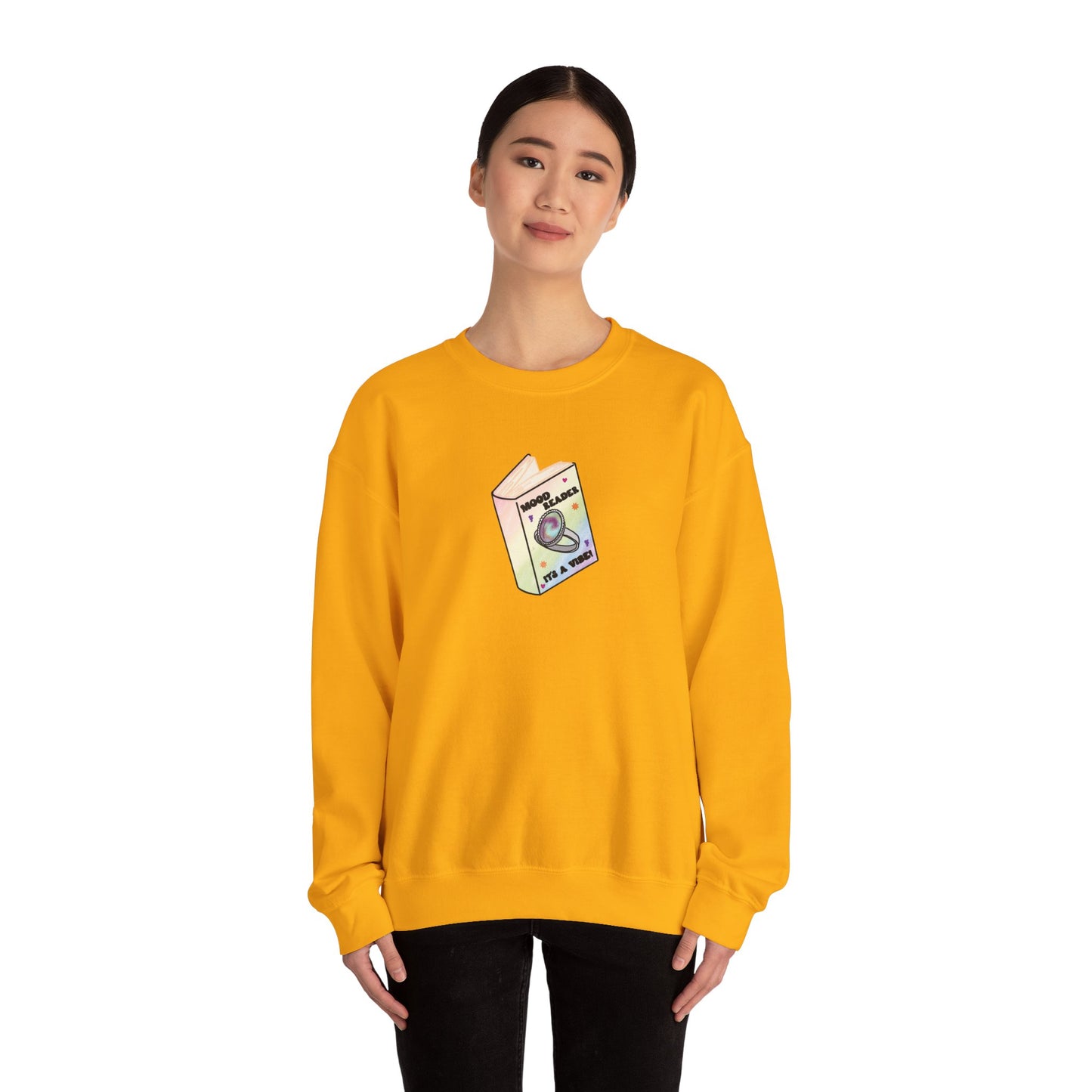 Mood Reader It's a Vibe - Cozy Heavyweight Bookish Crewneck Sweatshirt