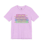 Book Lover Tee — "Just One More Chapter Unless There’s A Cliffhanger" Pastel Graphic