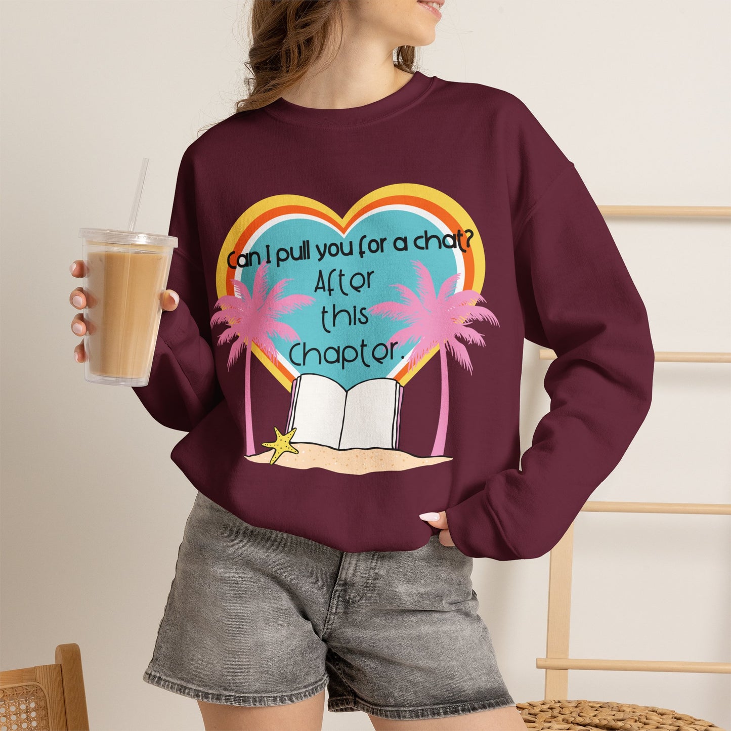 Can I Pull You for a Chat? - Bookish Villa Inspired Crewneck Sweatshirt