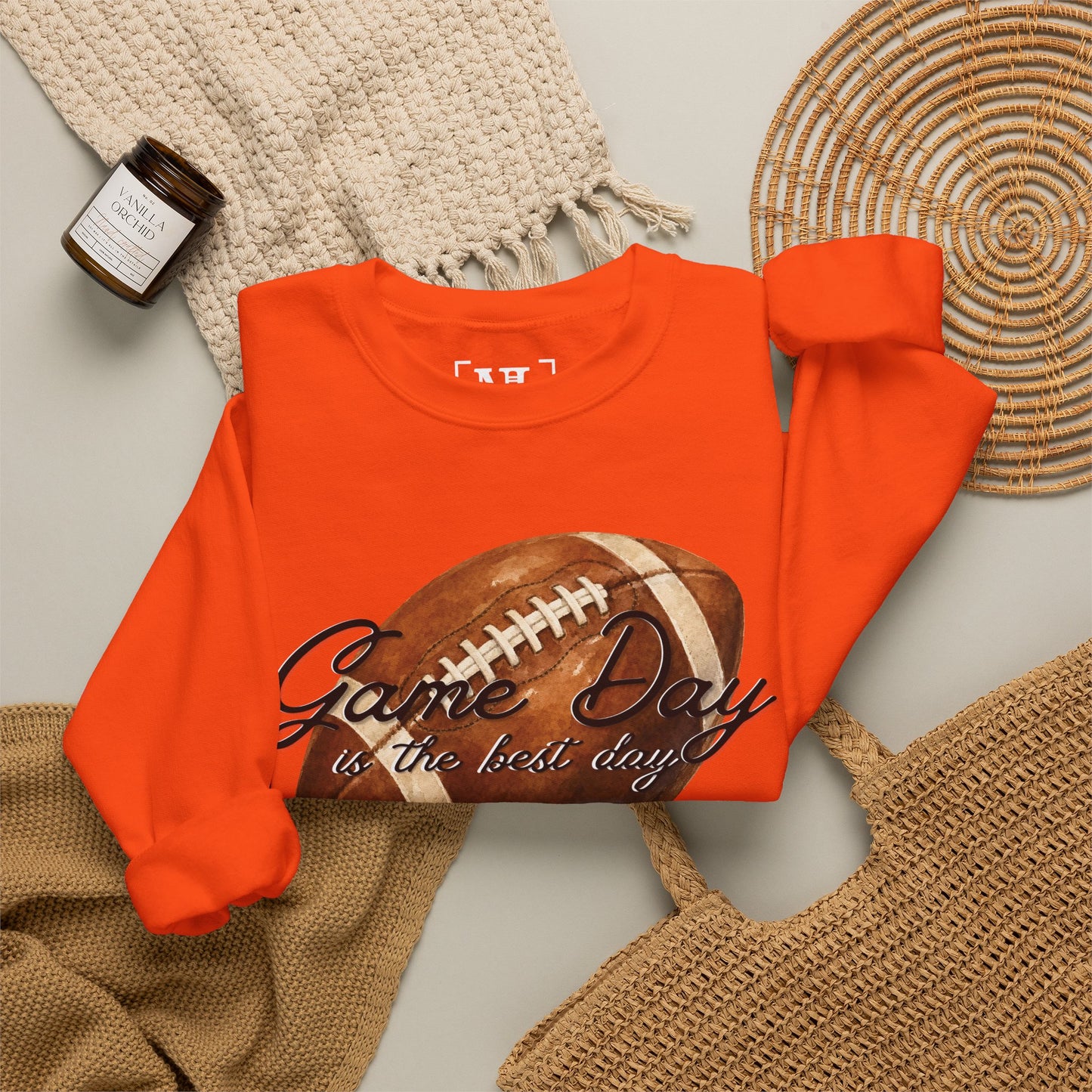 Game Day Is The Best Day Football Crewneck Sweatshirt