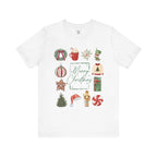 Vintage Merry Christmas - Short Sleeve Tee
