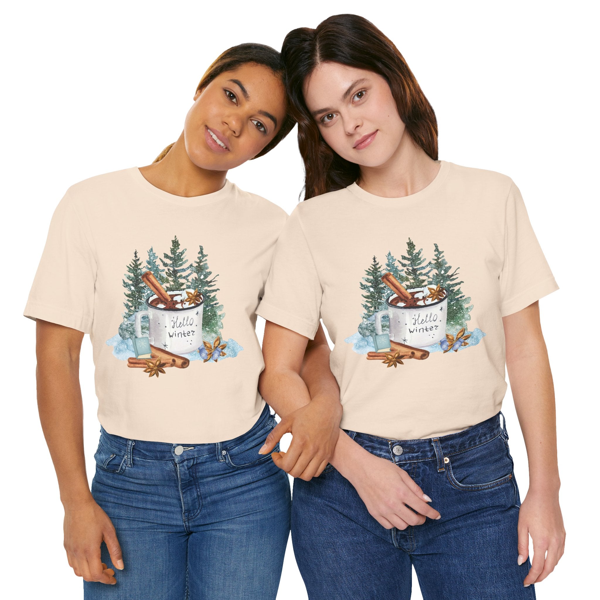 Hello Winter Mug Short Sleeve Tee